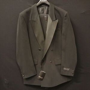 MEN'S VITTORIO ST. ANGELO BLACK DB TUXEDO 42L